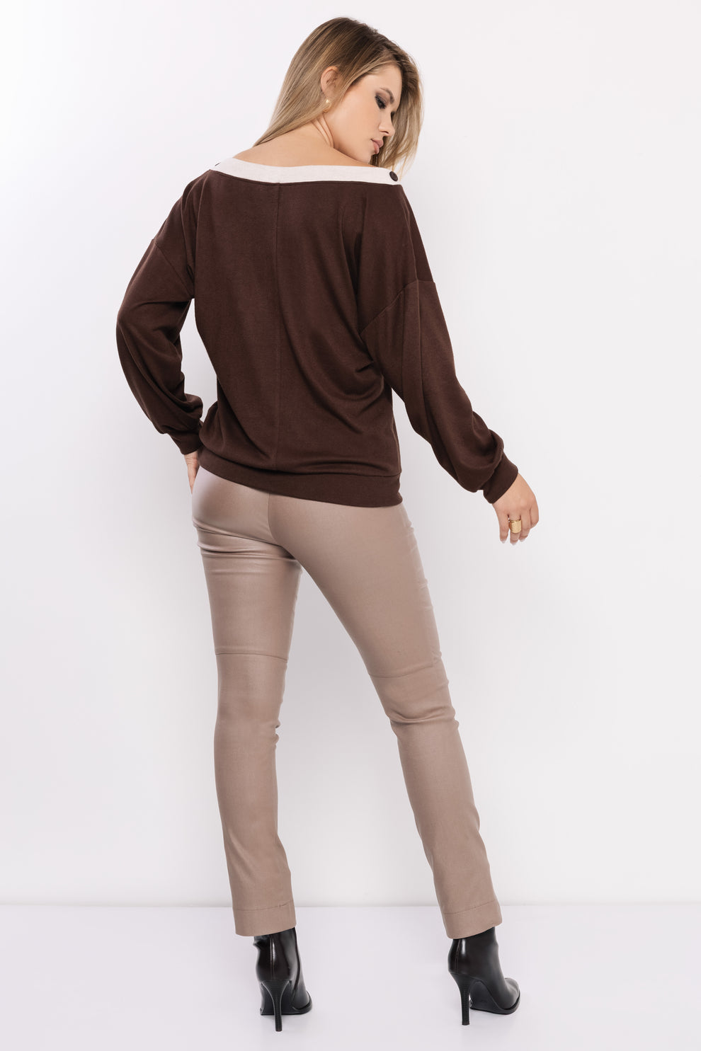 AMNESIA Dafne pulóver hnedé