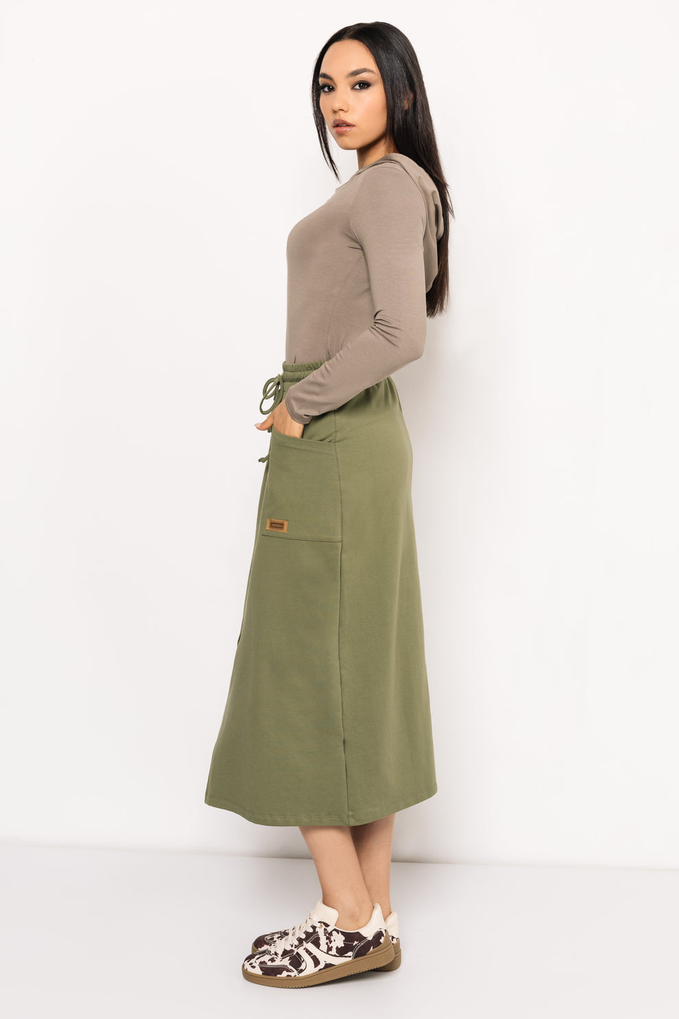 AMNESIA Kaszin tričko khaki