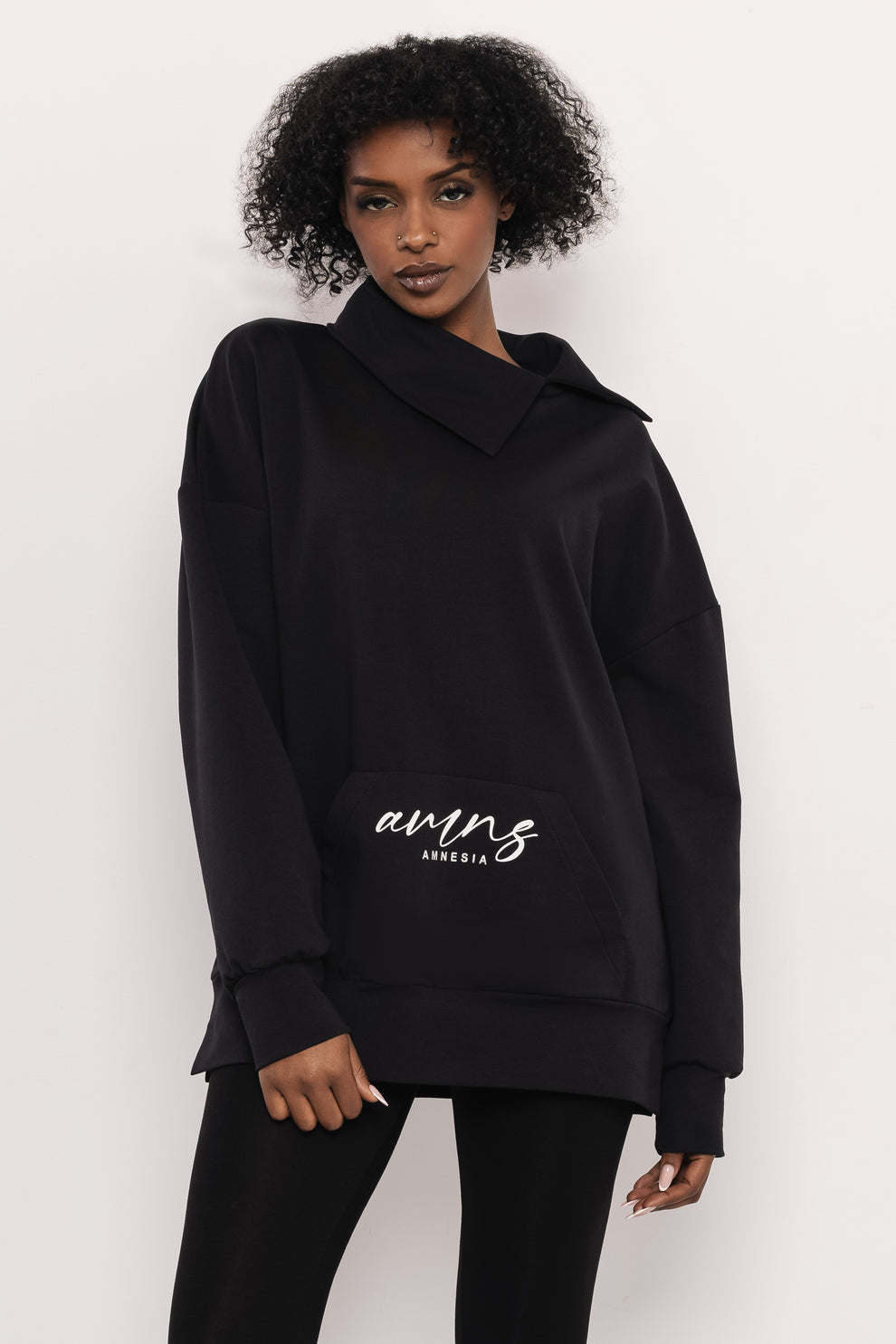 AMNESIA Sanka tunika čierna