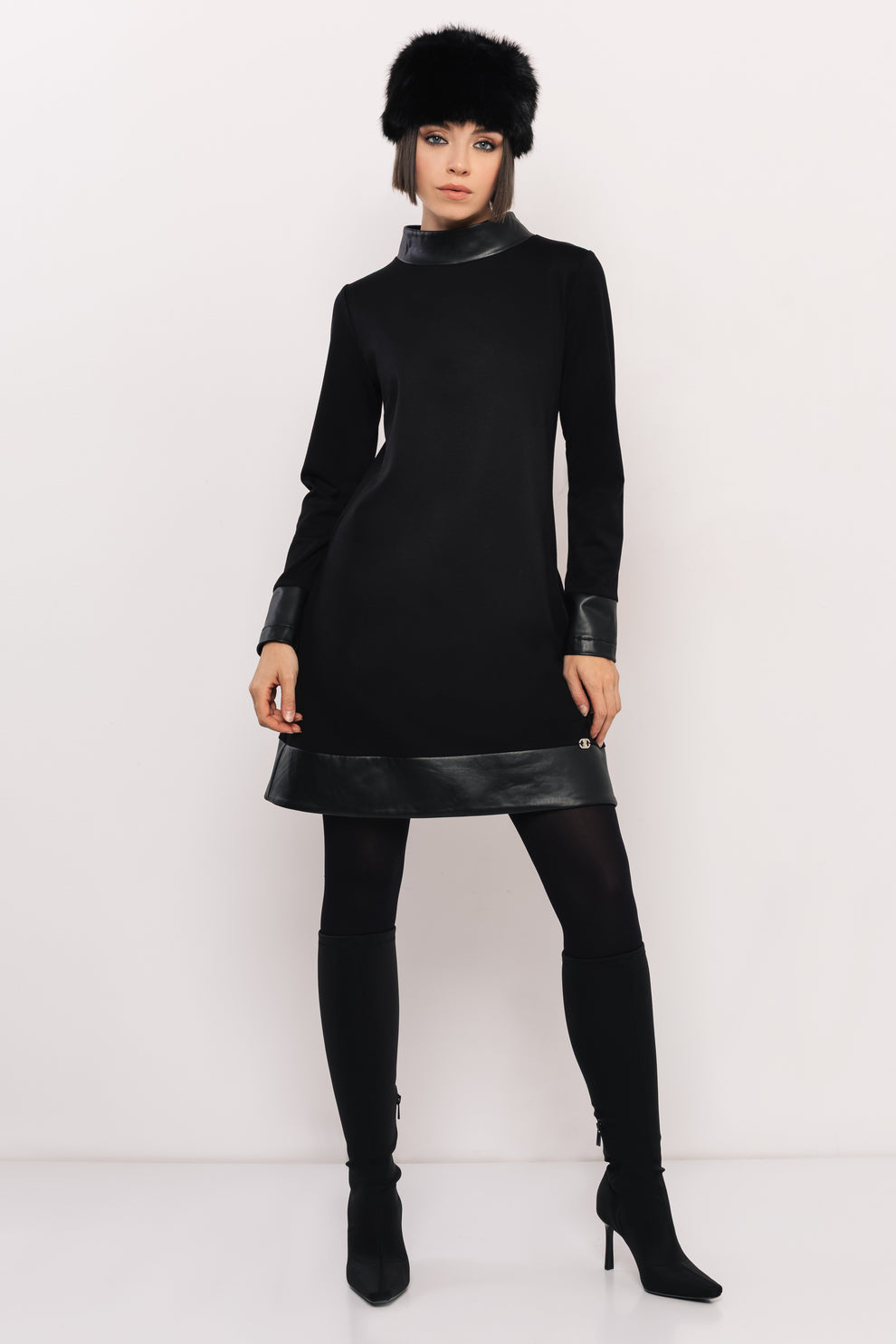 AMNESIA Morella šaty čierne