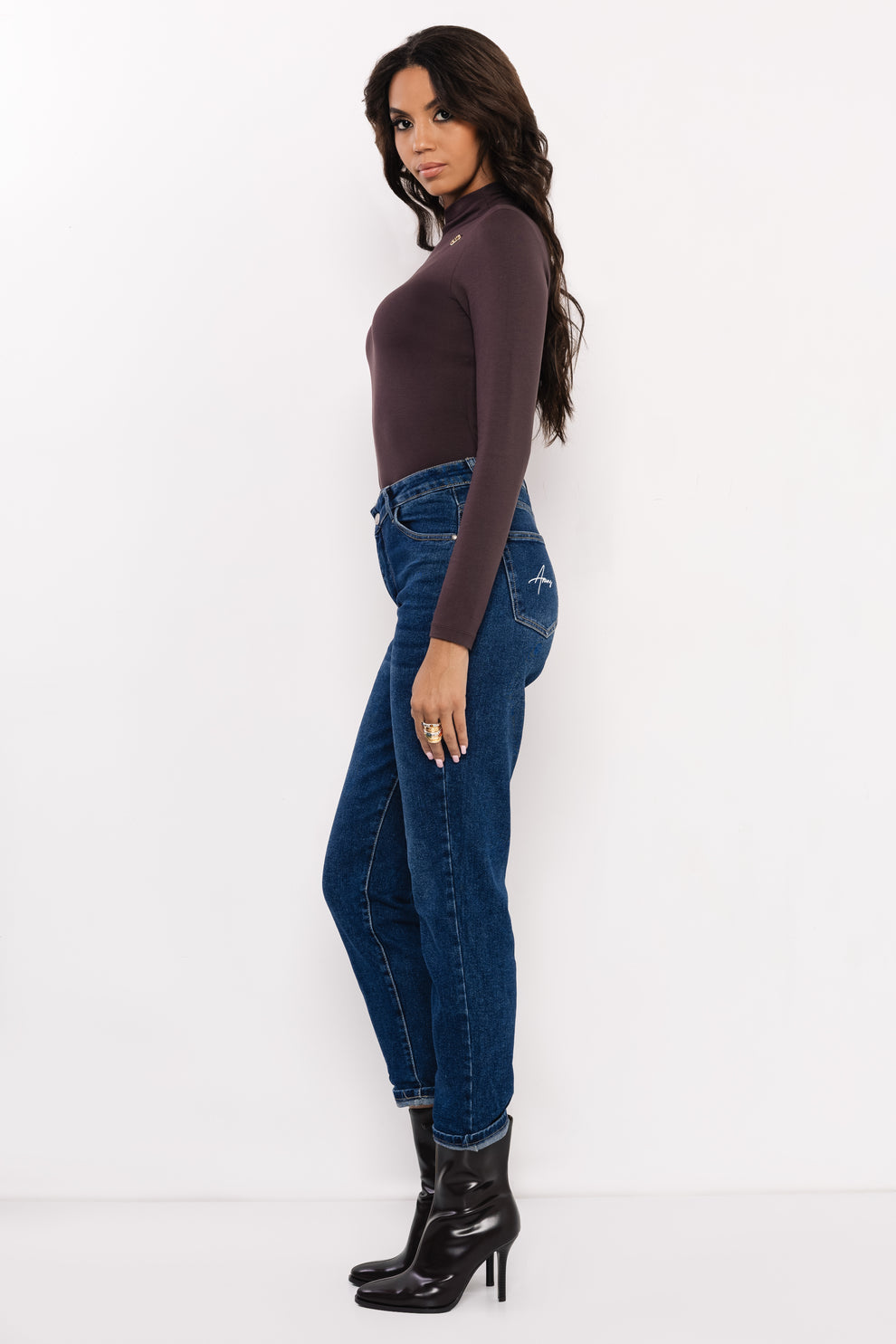 Amnesia Baggy fit rifle modré