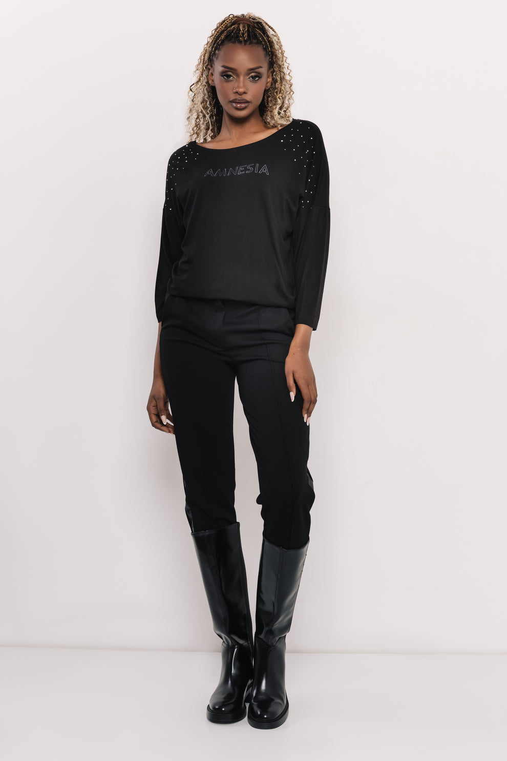AMNESIA Fili tričko čierne