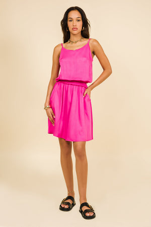 AMNESIA Elza šaty pink