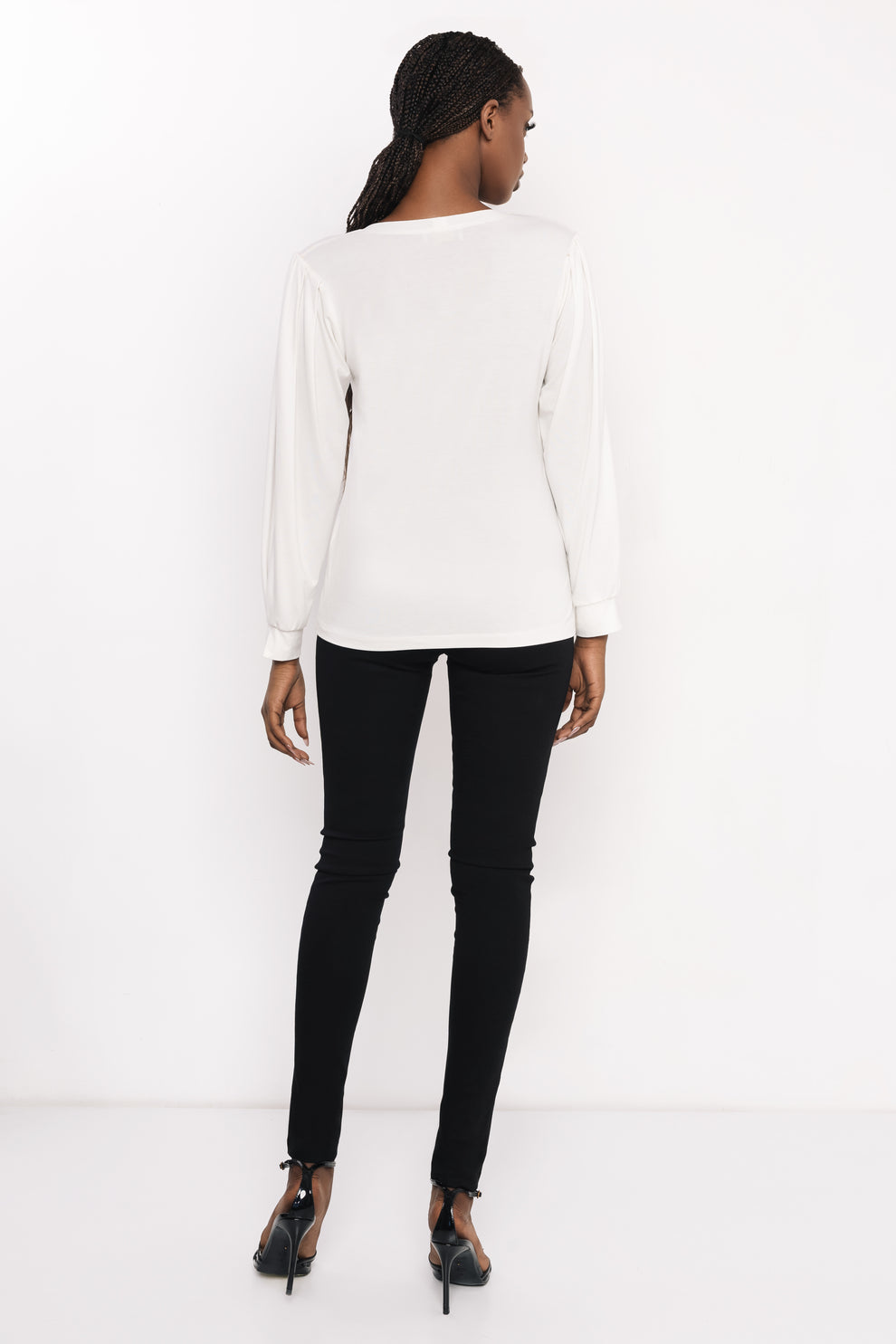 AMNESIA Jelissa tričko krémové