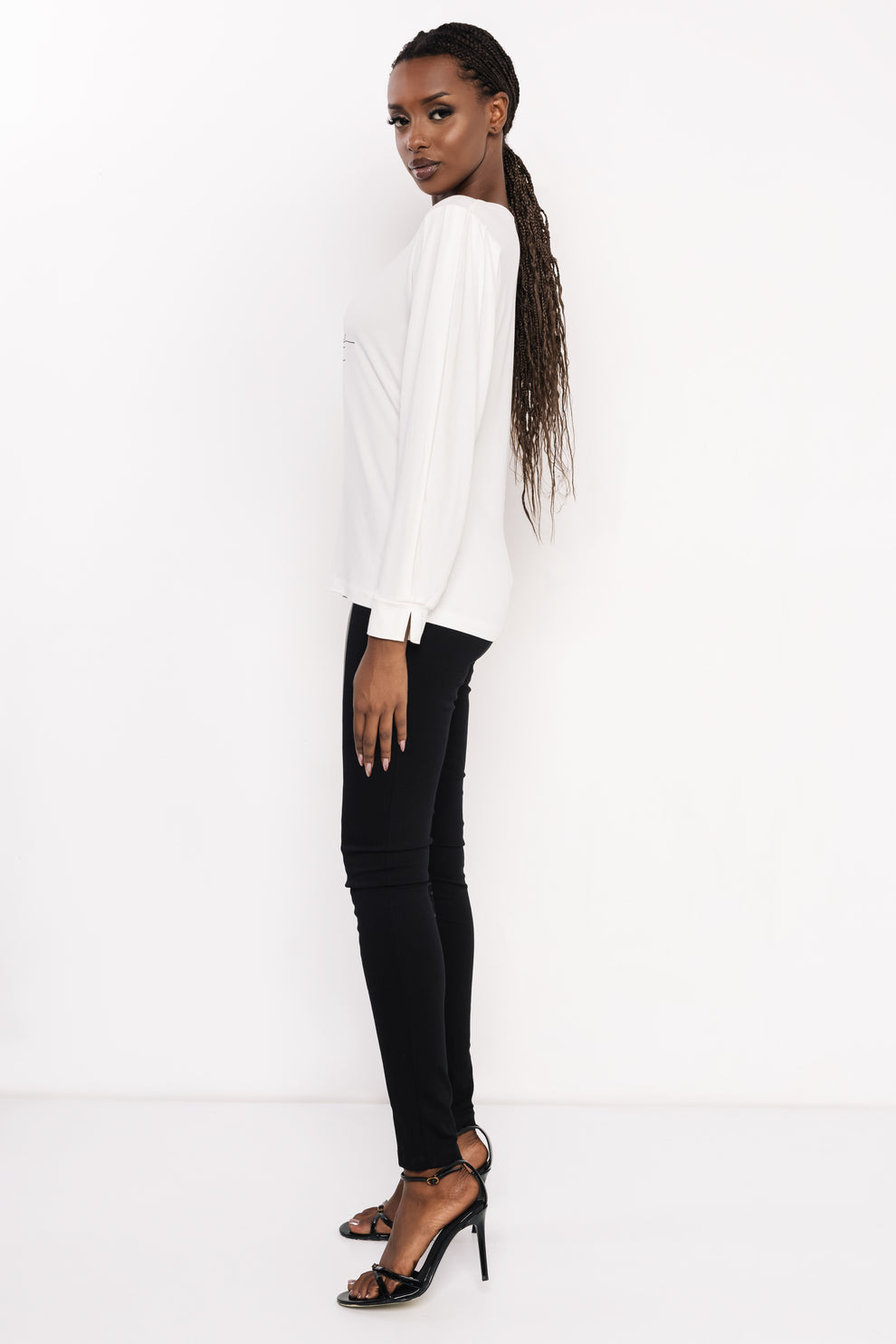 AMNESIA Jelissa tričko krémové