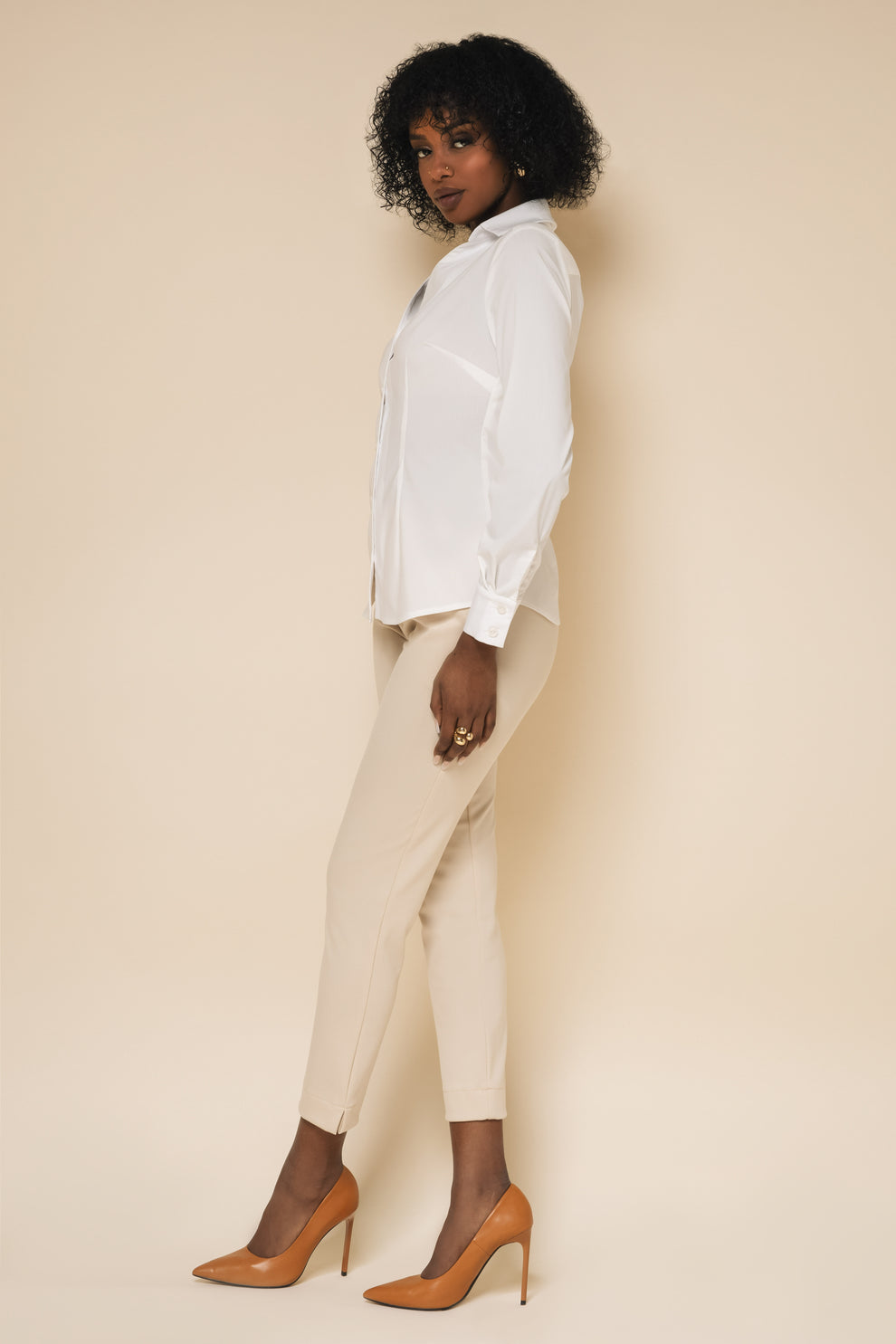 AMNESIA Zonda košeľa krémová