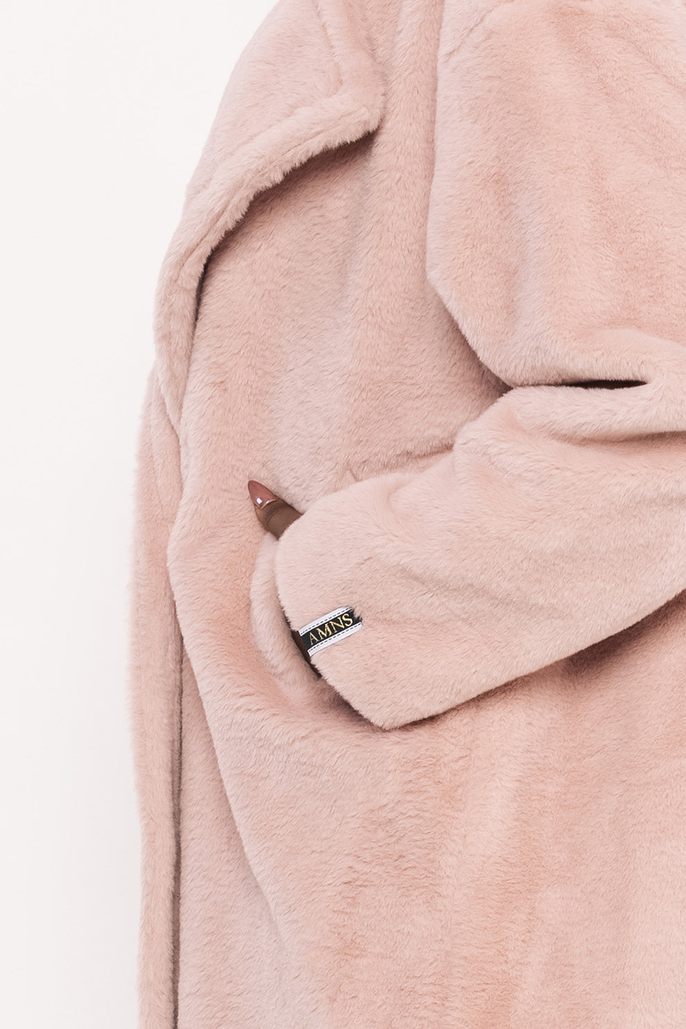 AMNESIA Floris kabát púdrový