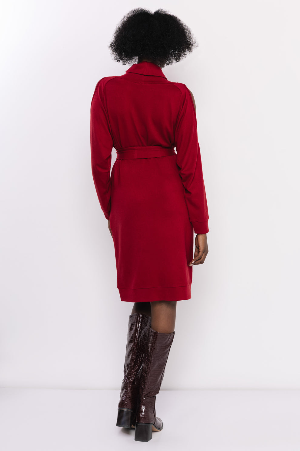 AMNESIA Szavina šaty bordové