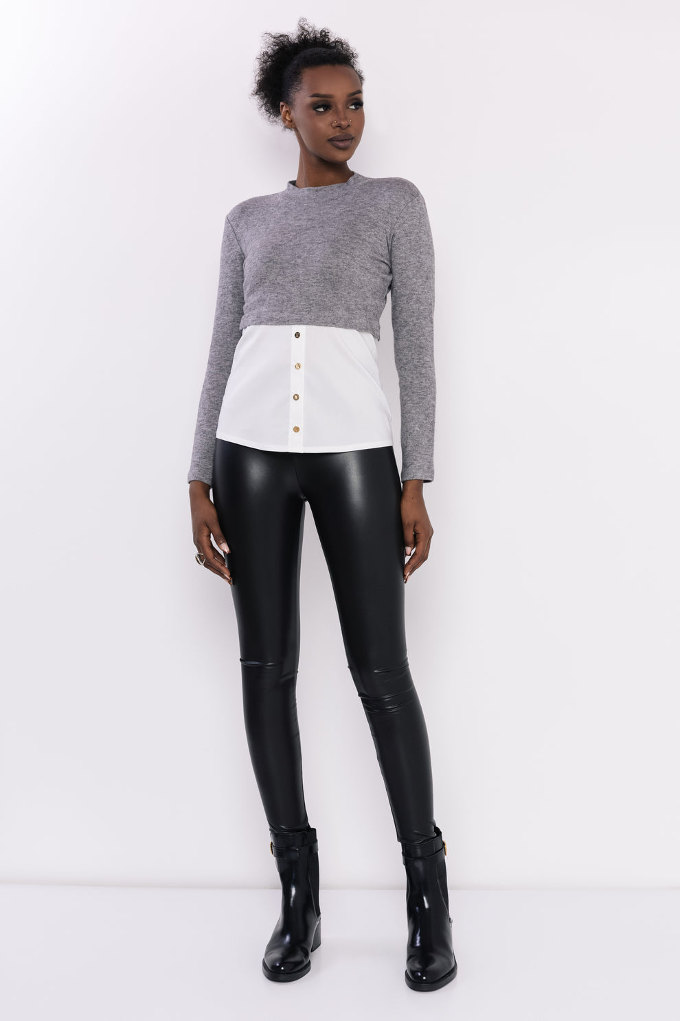 AMNESIA AURA Top sivý