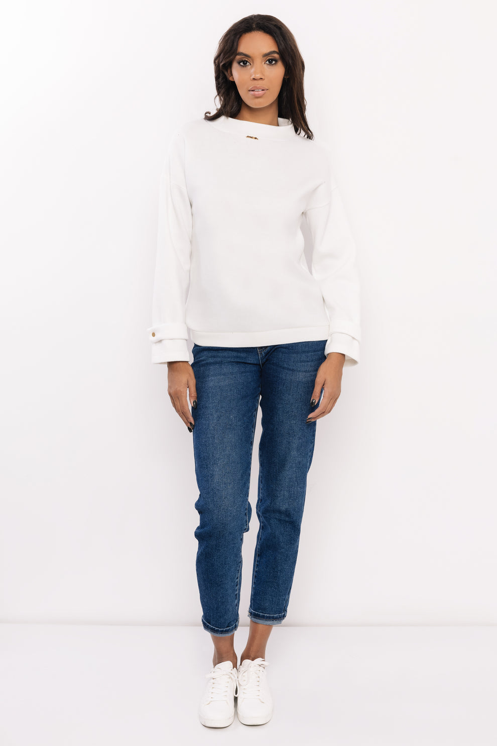 AMNESIA Koletta pulóver krémový