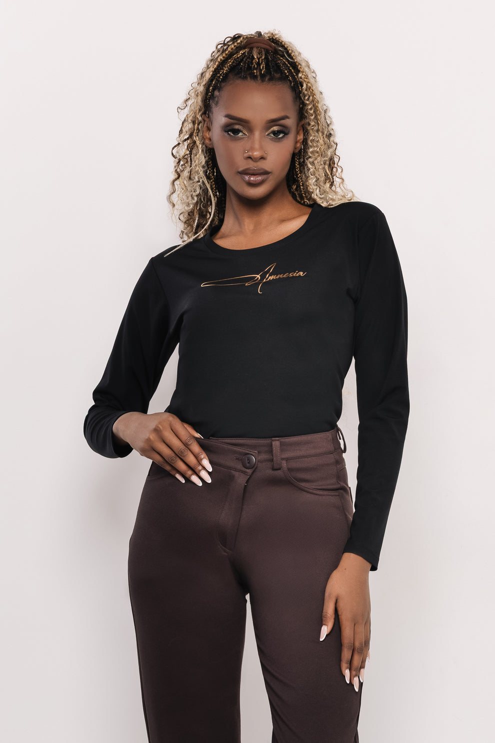 AMNESIA T-tričko čierne