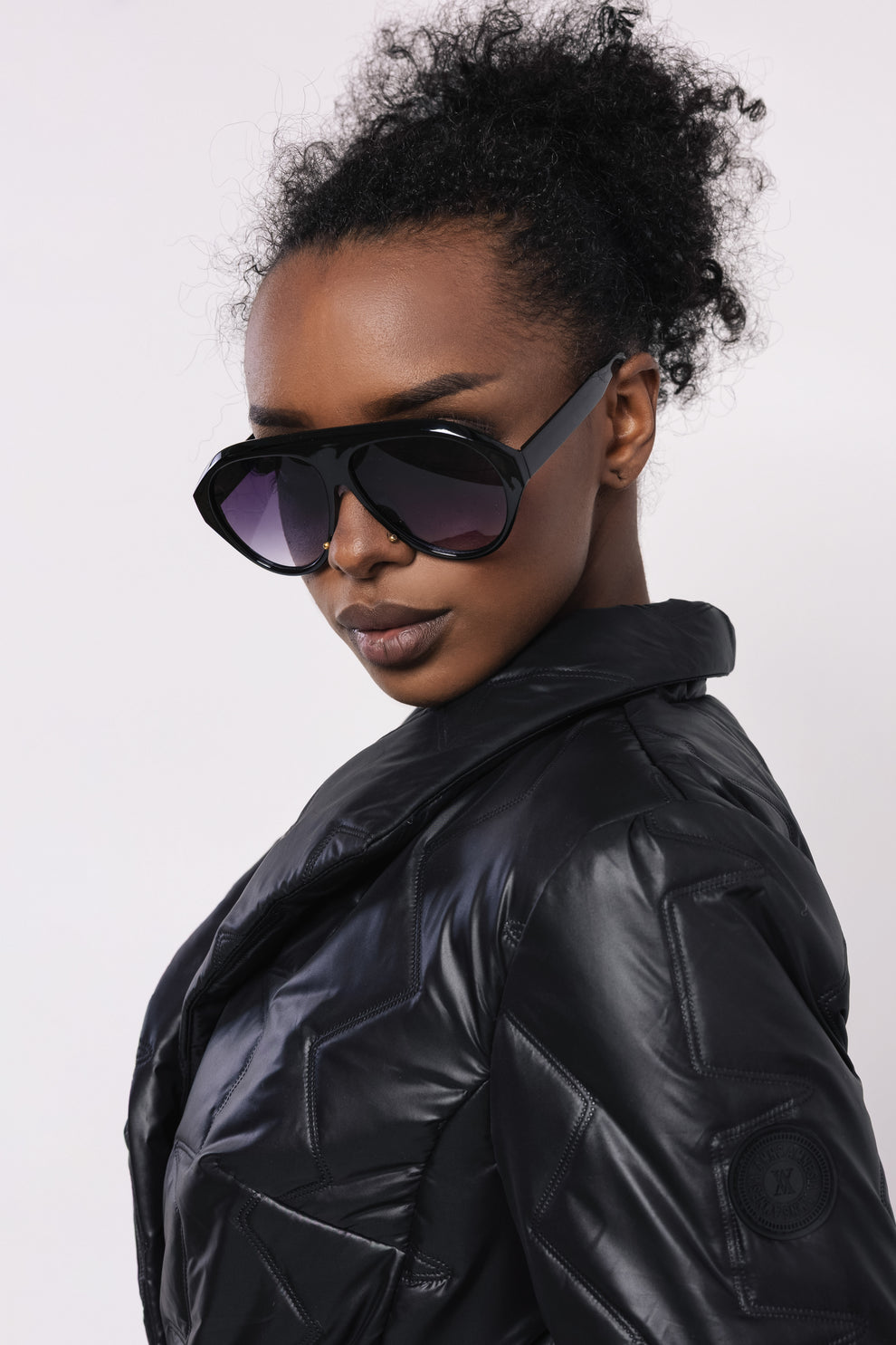 AMNESIA Lizel kabát čierny