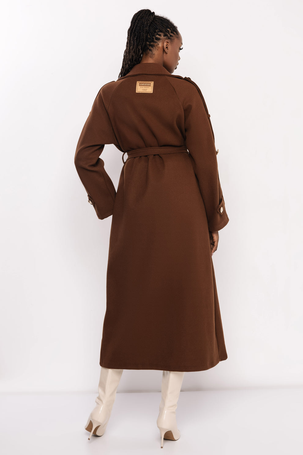 AMNESIA Admira kabát hnedý